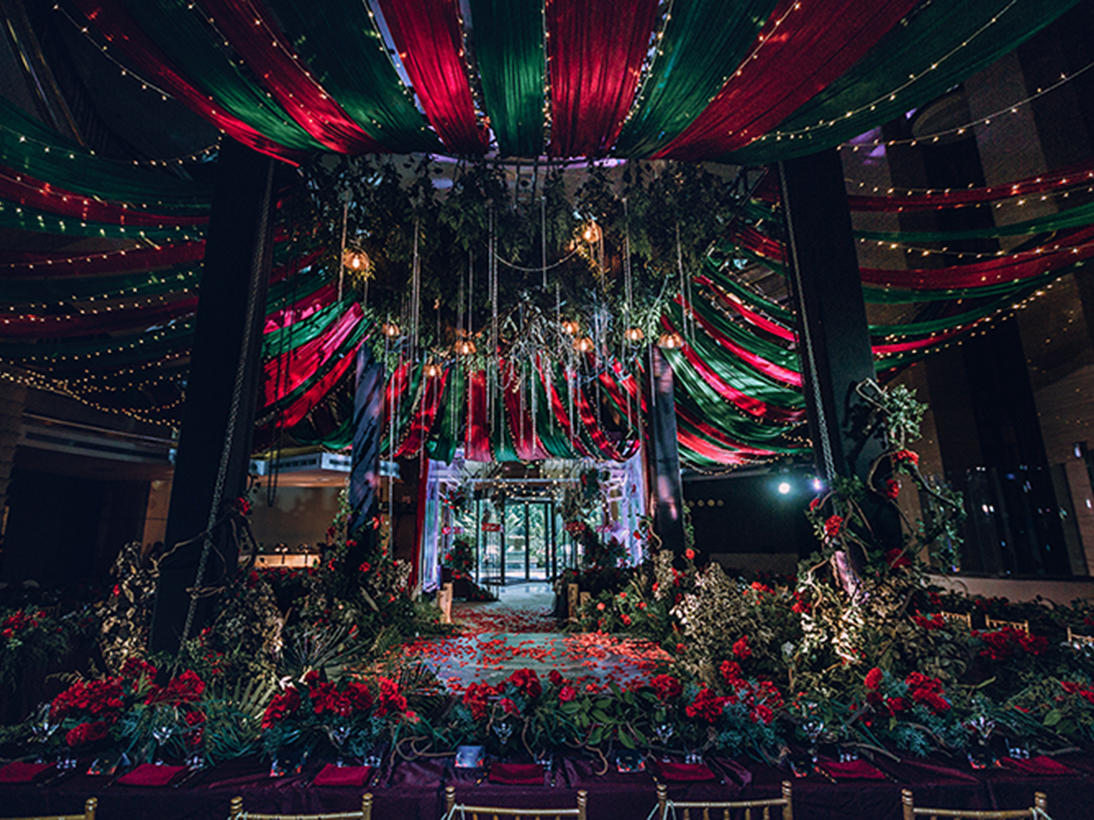 【佘山索菲特】撞色高定风/含四大金刚/创意定制