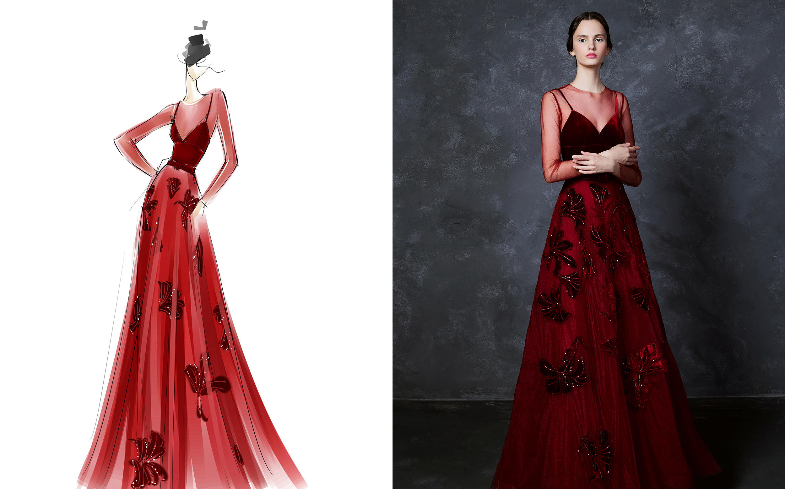 陌棠婚纱 | 出门彩纱系列