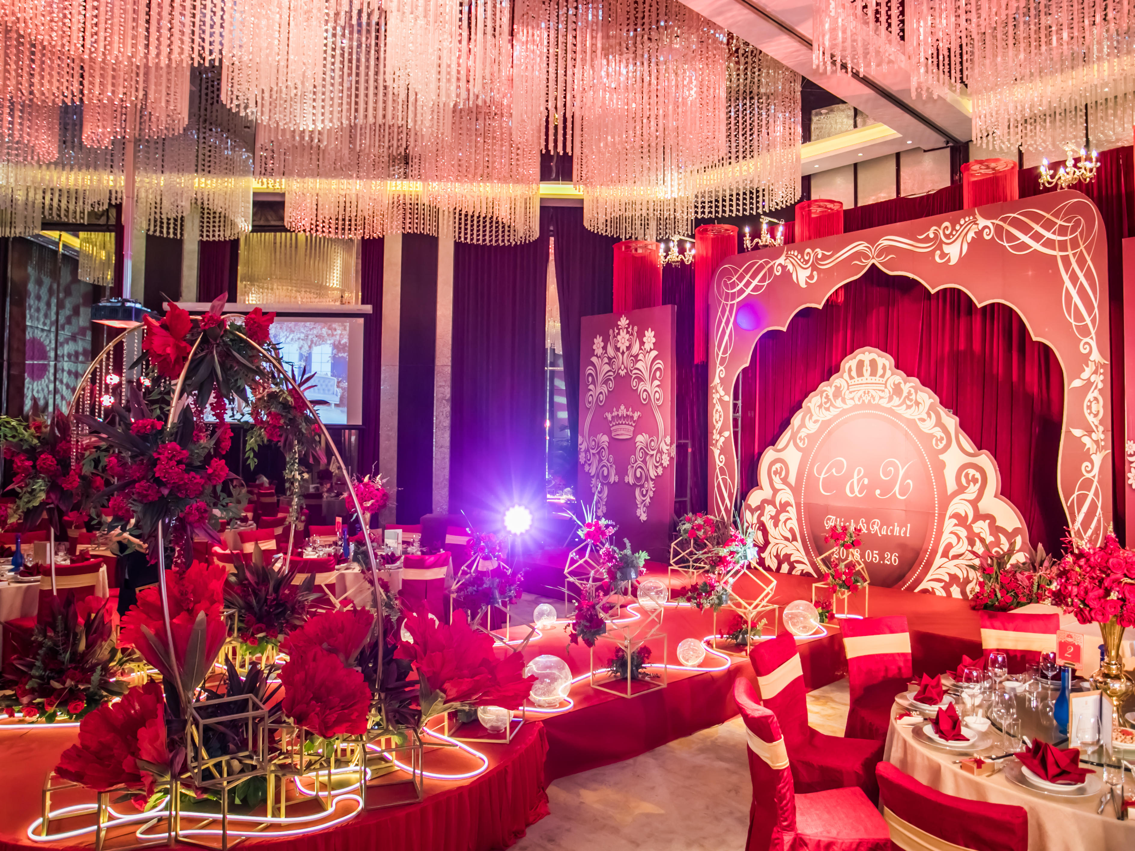 【爱度】巴洛克-红色复古风