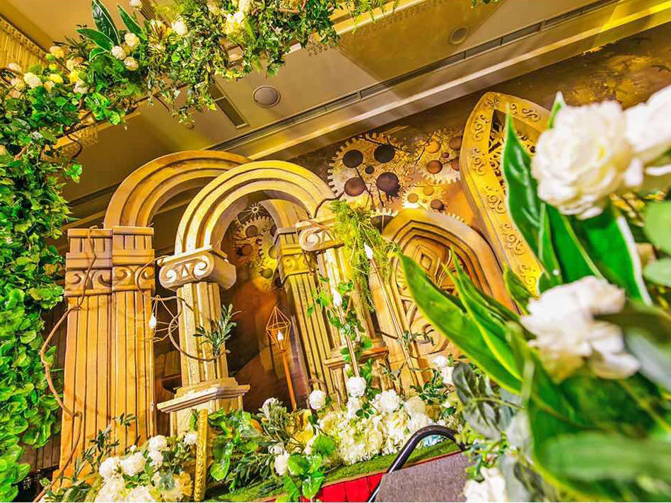 中型室内森系婚礼《失落遗迹》