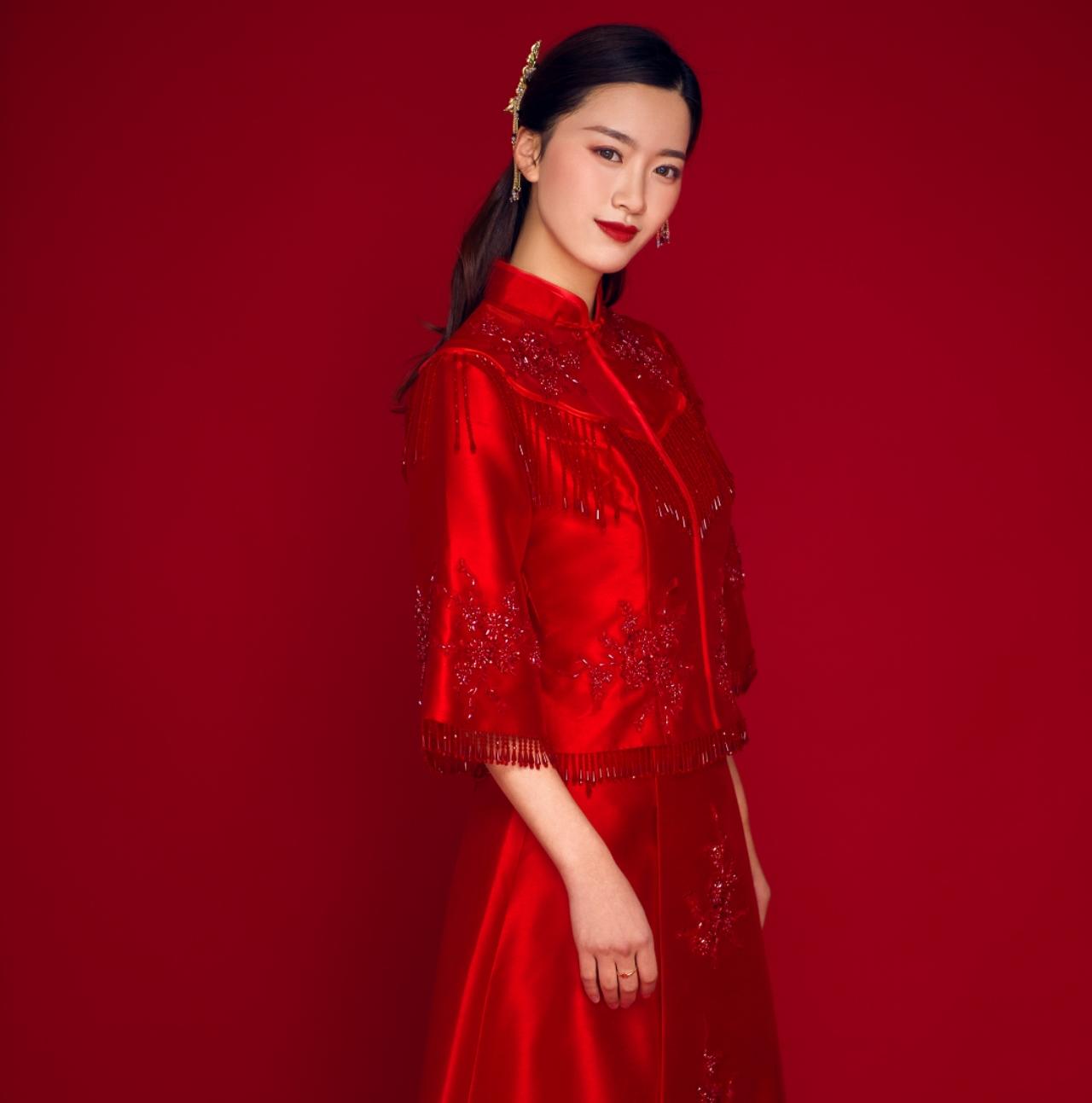 【卡曼婚纱】人气推荐 中式嫁衣高端秀禾服