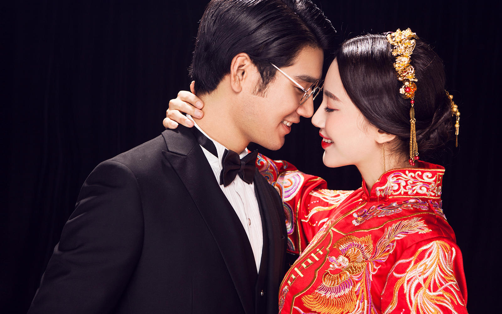 〖唯一映像〗棚拍单色背景秀禾服二