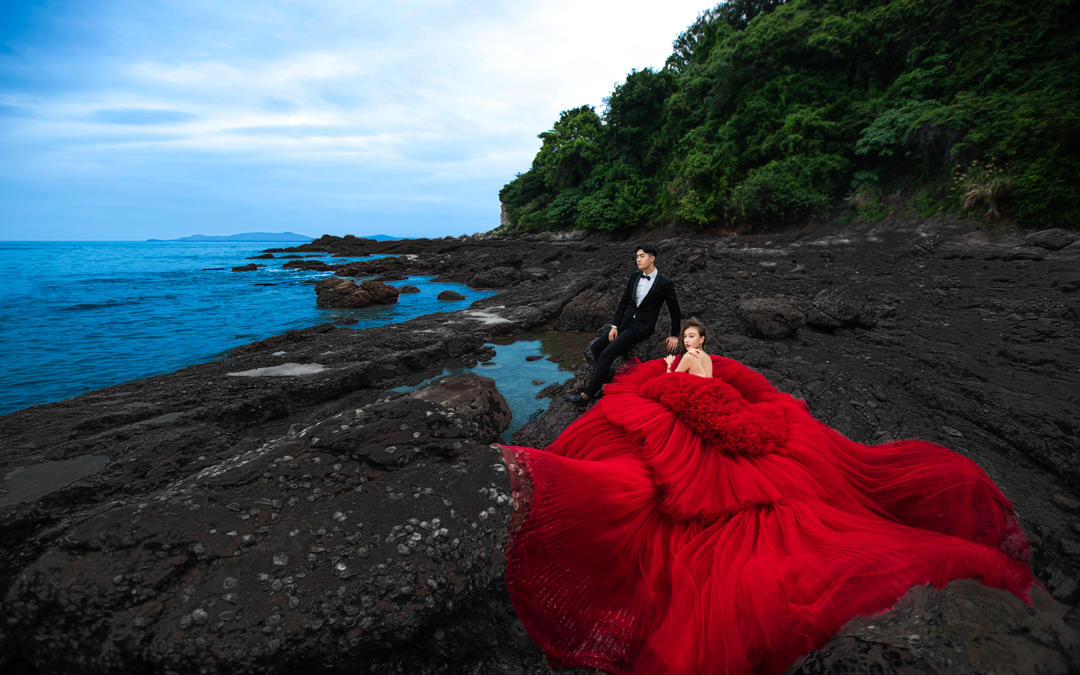 蔚藍(lán)海岸青島旅拍/婚紗攝影/旅拍婚紗照/蜜月旅拍