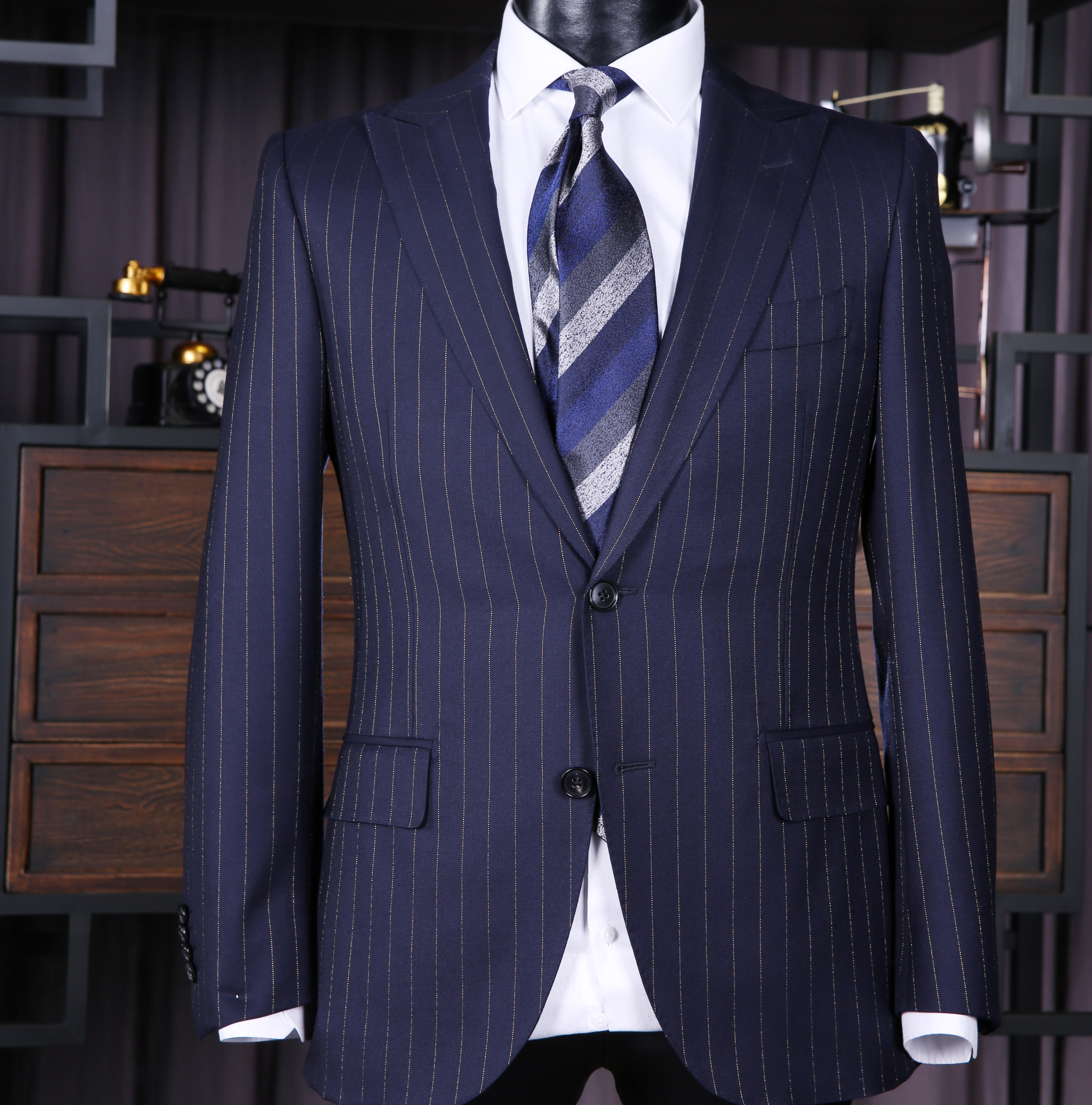 【奢至】24K黄金线新郎套西【礼服/商务】