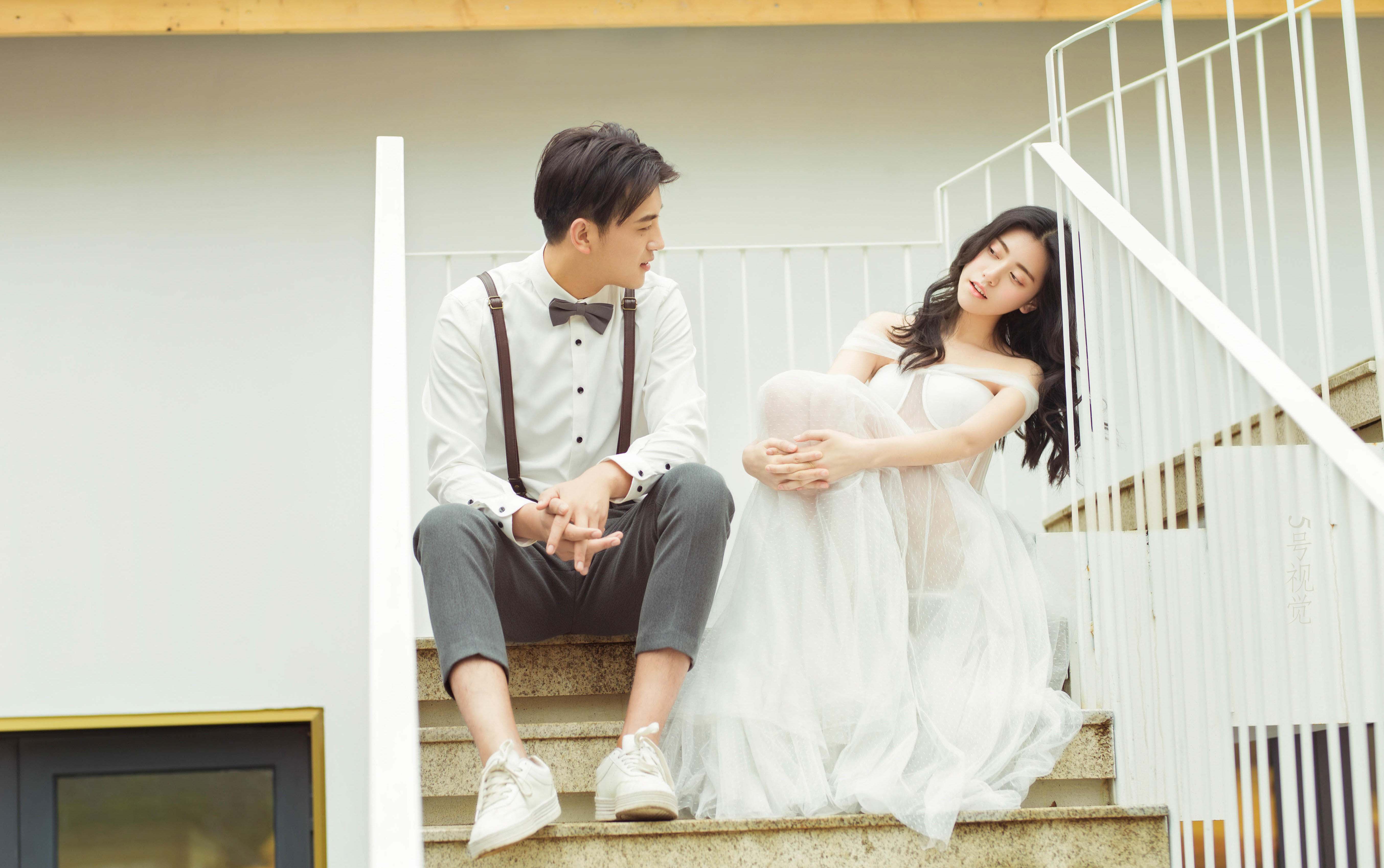 时尚唯美婚纱照 也可以来点小清新调调