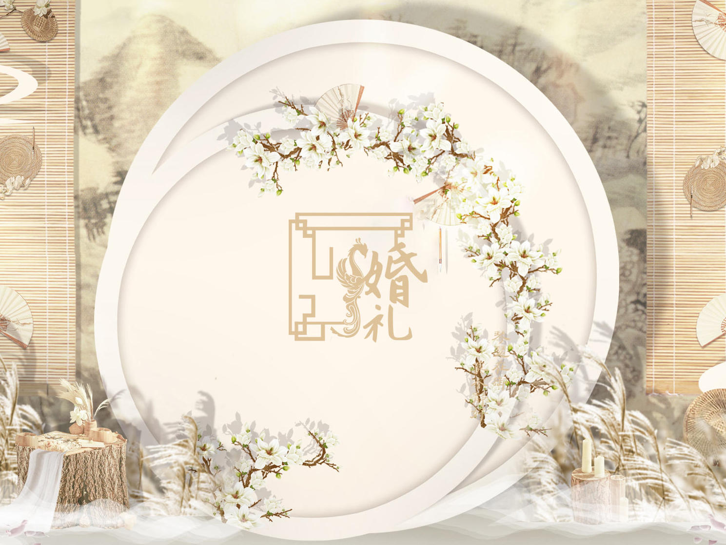 莫妮卡婚礼新中式婚礼案例