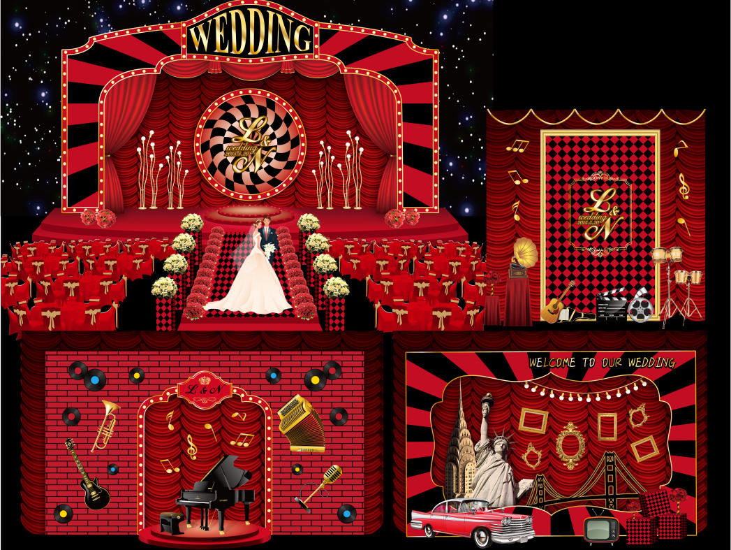 【华尔兹婚礼】百老汇主题婚礼