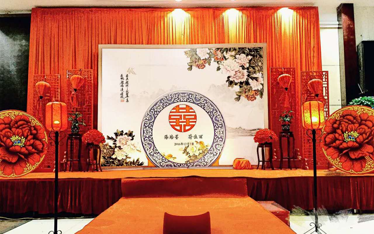 【喜库宴会设计】——大气、浪漫、中式户外婚礼
