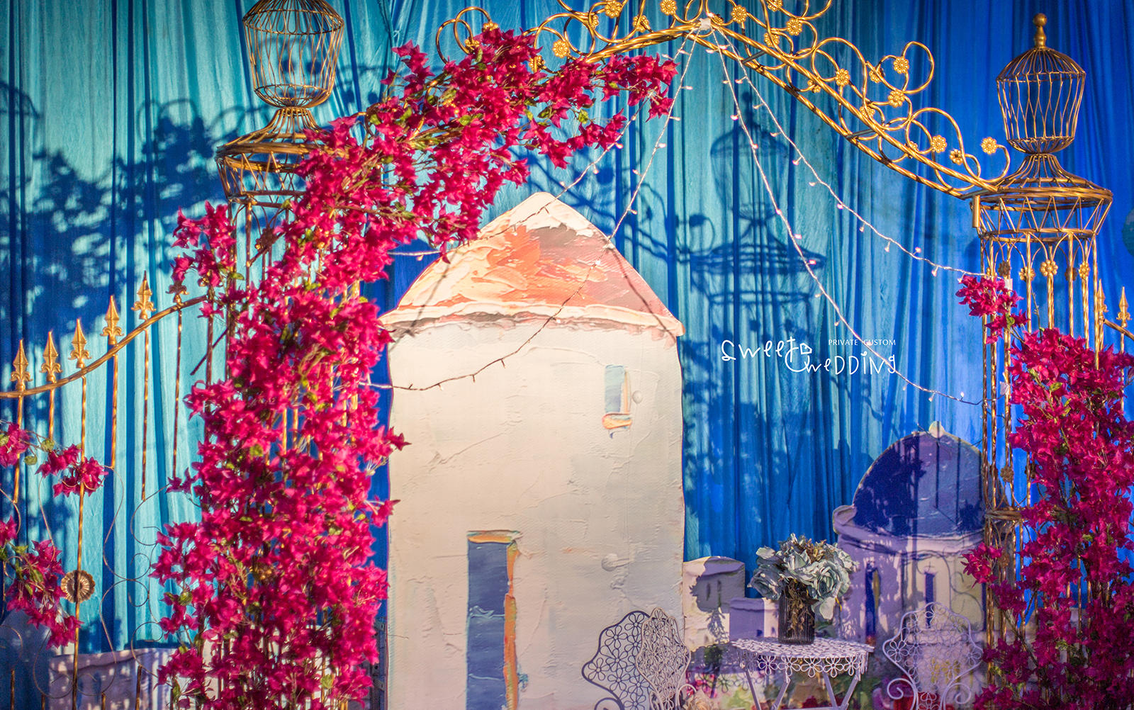 【思薇特】爱琴海边/美丽的三角梅/真实造景