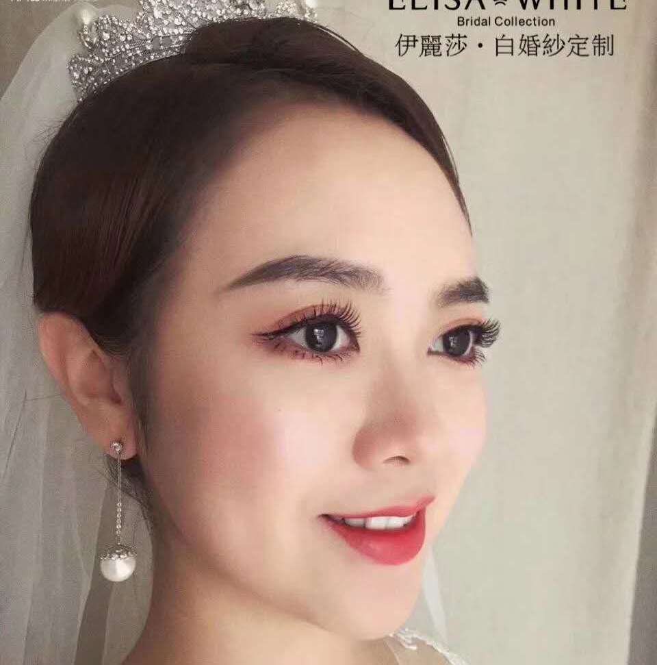 【伊丽莎白】新娘时尚造型+全程跟妆