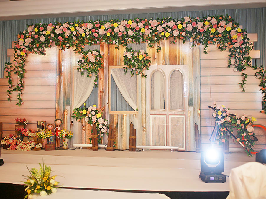 【太阳红婚礼会馆】小森系  清晰  植物婚礼