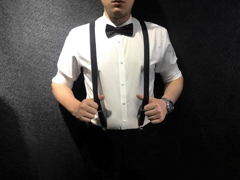 【原子男子礼服】新·伴郎套装 ④色背带