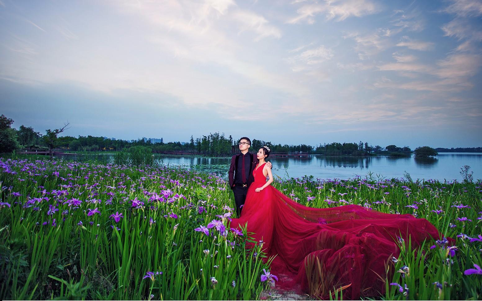 【唯恩摄影】一价全包森系工笔画致青春摄影婚纱照