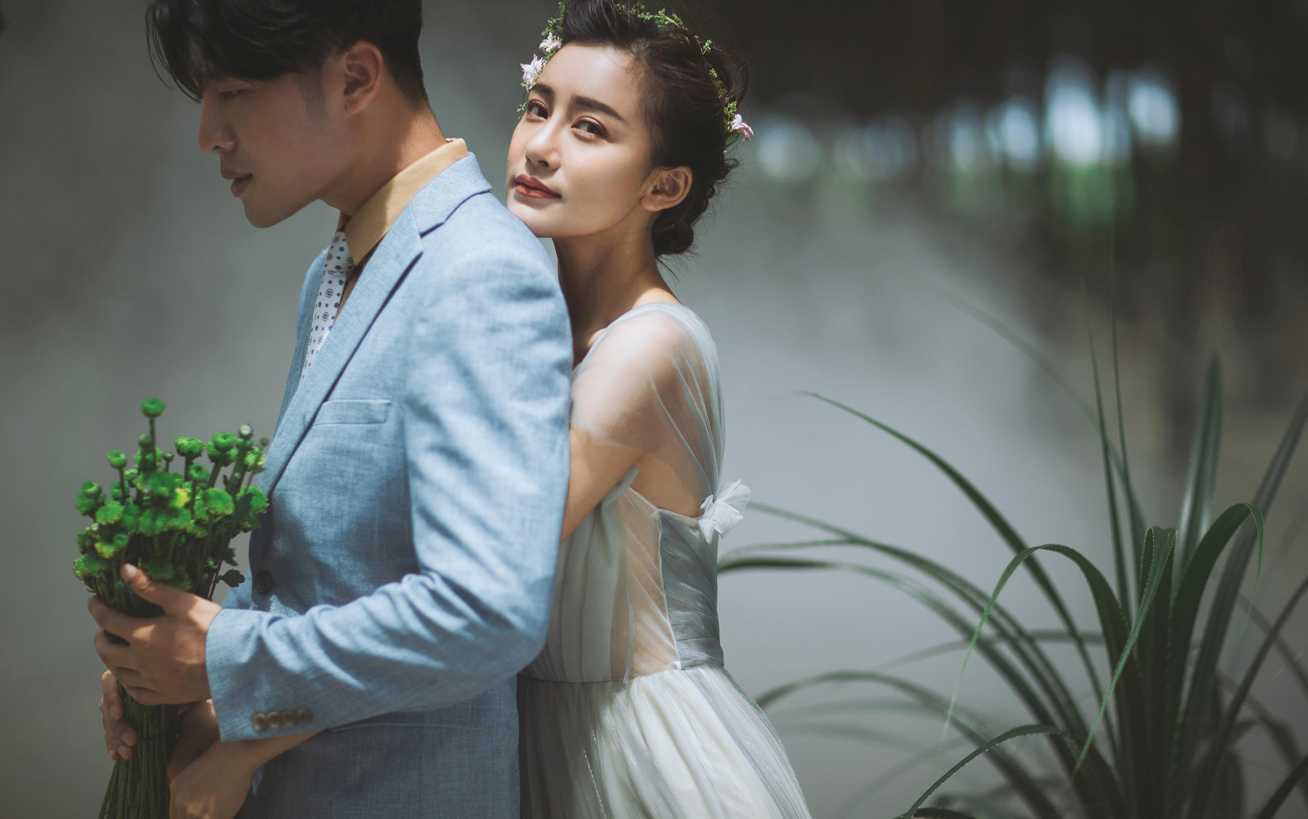 [墨雨婚纱摄影馆] 5服5造 130张底片全送