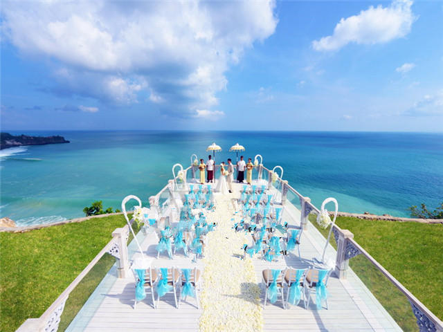巴厘島阿雅娜酒店天空婚禮套系