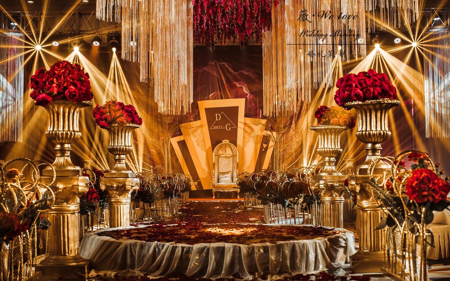 平湖圣雷克大酒店红金色系