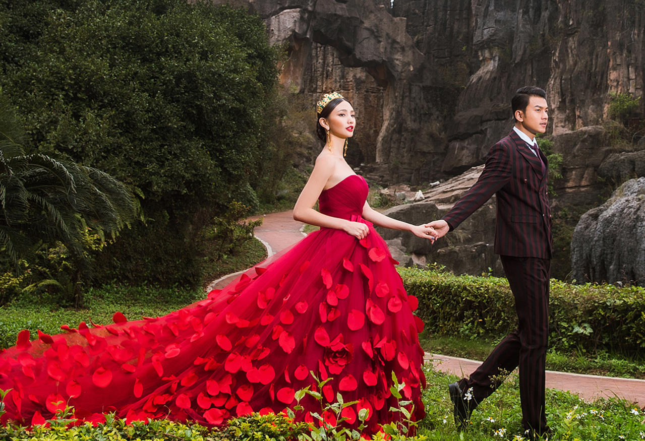 園博園 花花大世界外景婚紗照一價全包特惠套餐