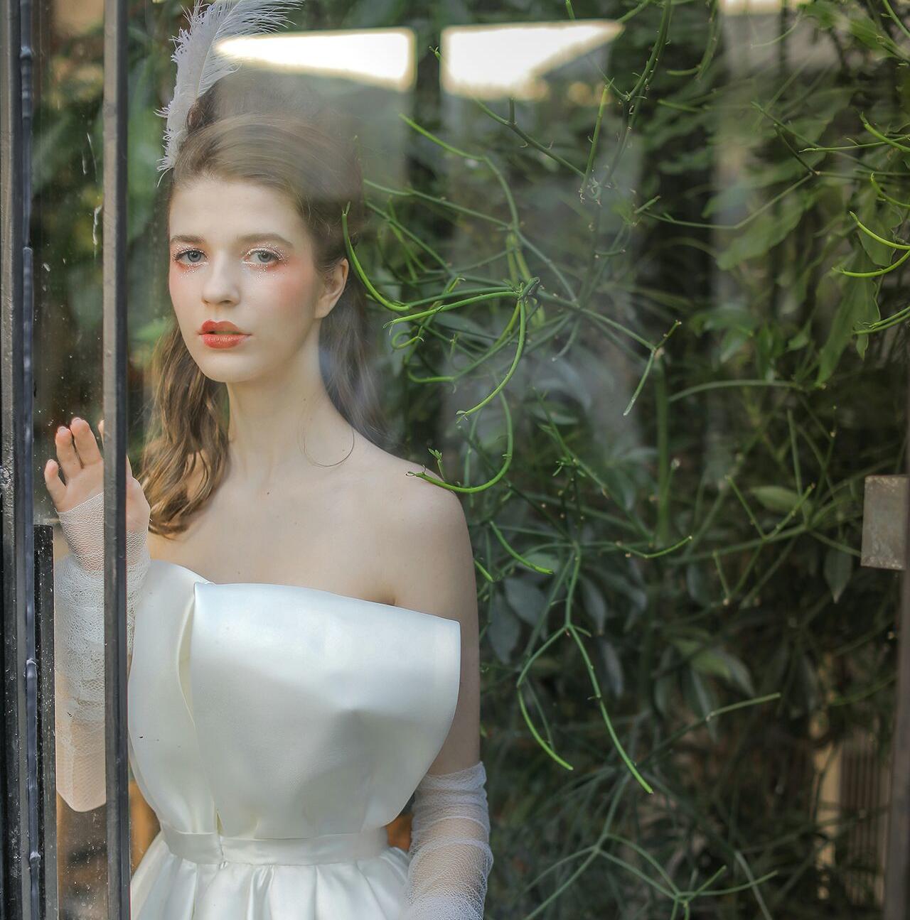 KAKAEVE2019新款缎面出门纱