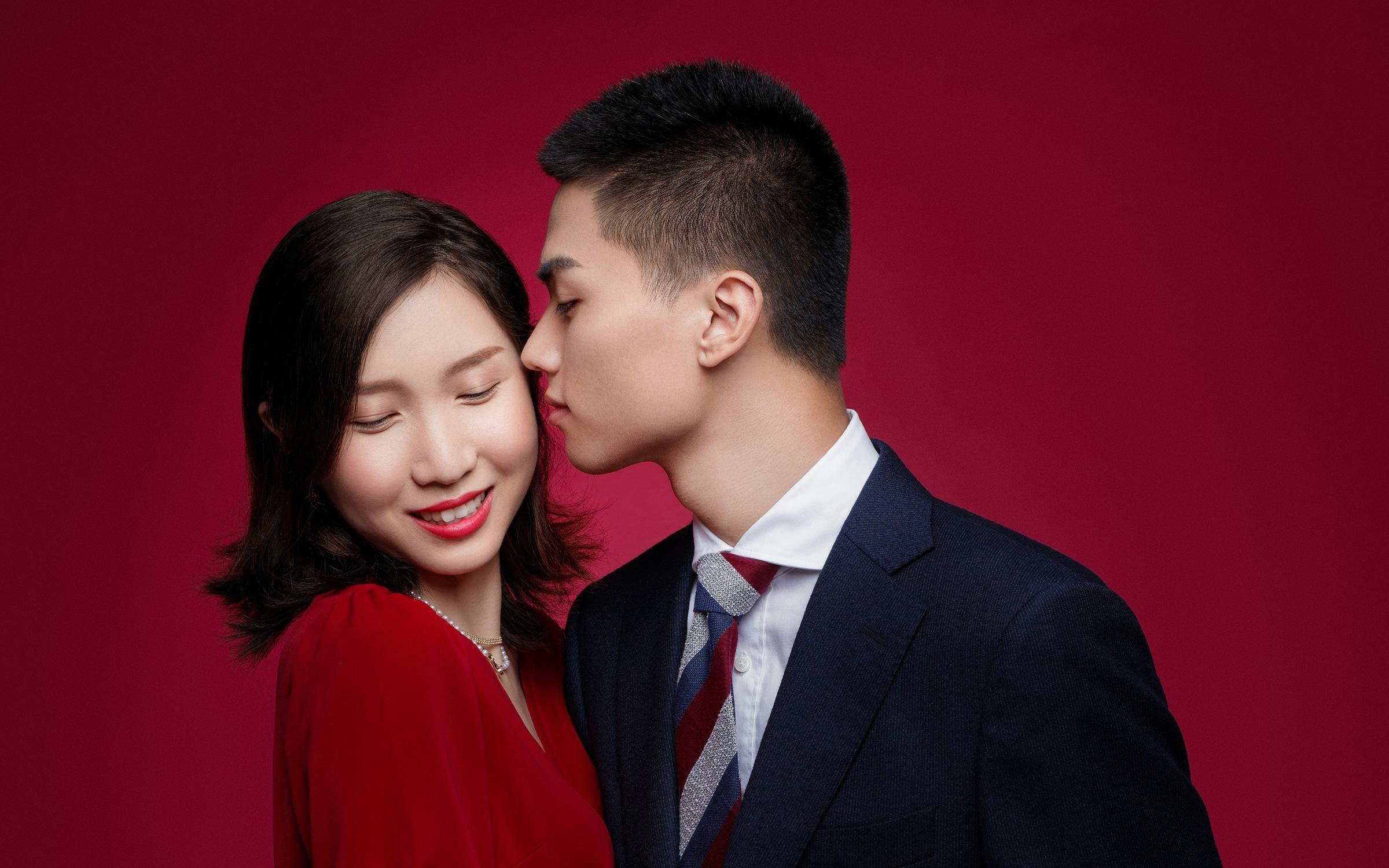 天真蓝轻婚纱照MarryMe 遇见你，确认爱。