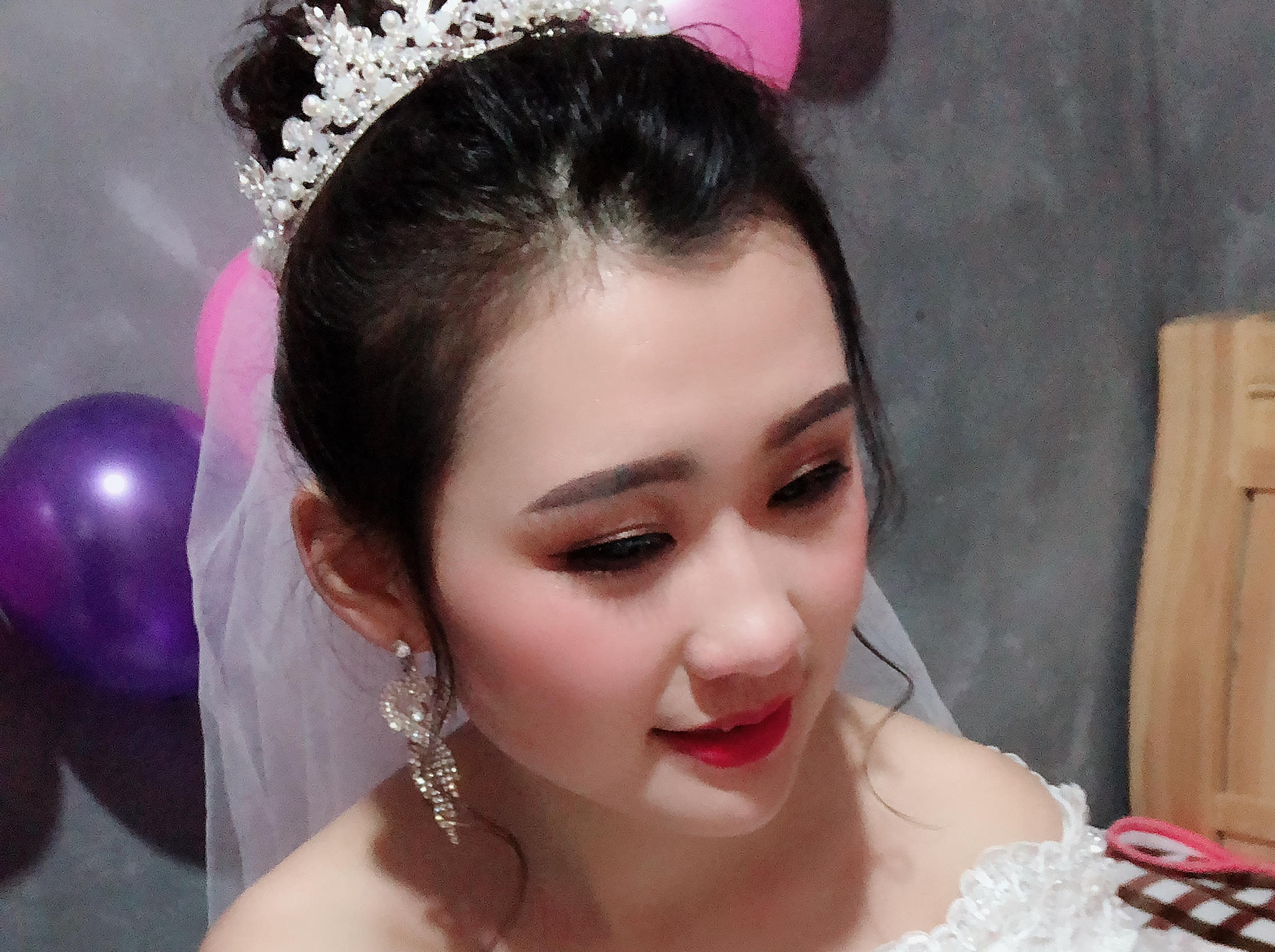 首席档全程新娘跟妆3妆3造精致妆容  