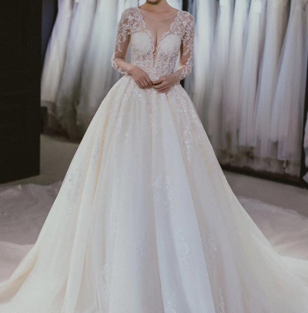 薇町婚纱高定精品婚纱礼服套系   新娘必选