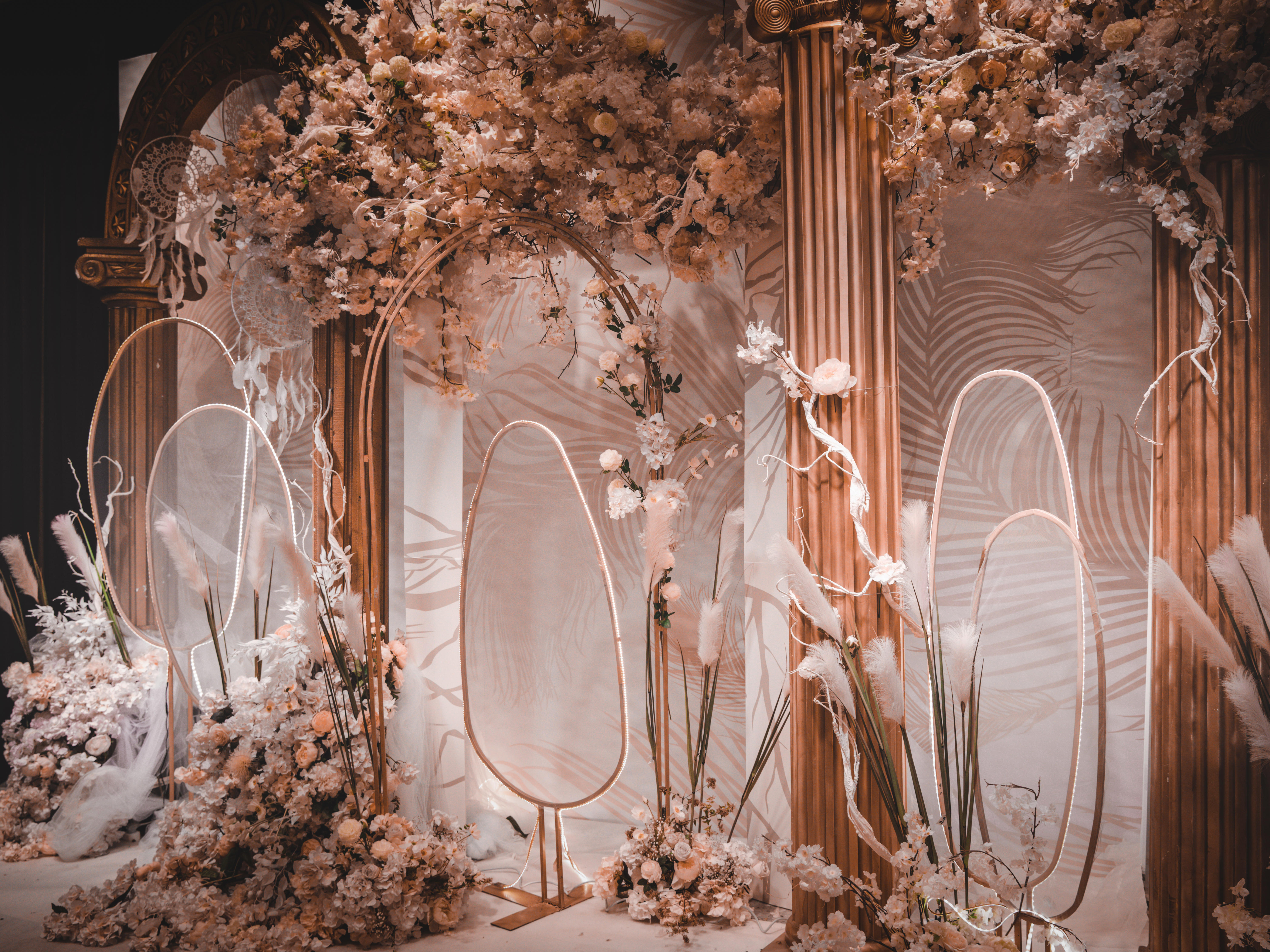 【唐镇皇廷】金粉梦幻水心婚礼/迎宾效果满分