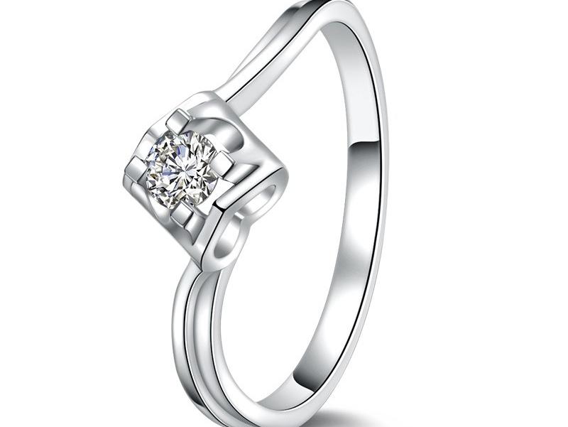 特际定制结婚钻石钻戒女婚戒30分经典款-宠爱一生