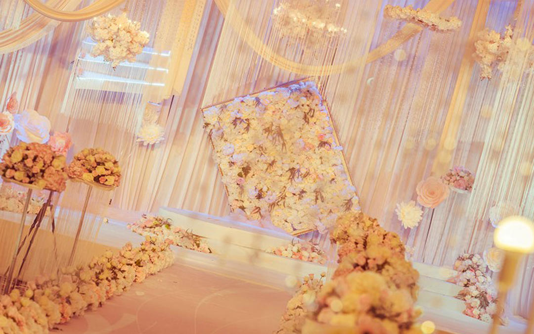 【R.wedding】香槟浅粉鲜花婚礼