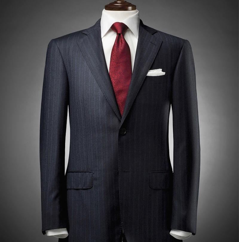 【香港金山西服】全羊毛商务/休闲量身定制西服套装