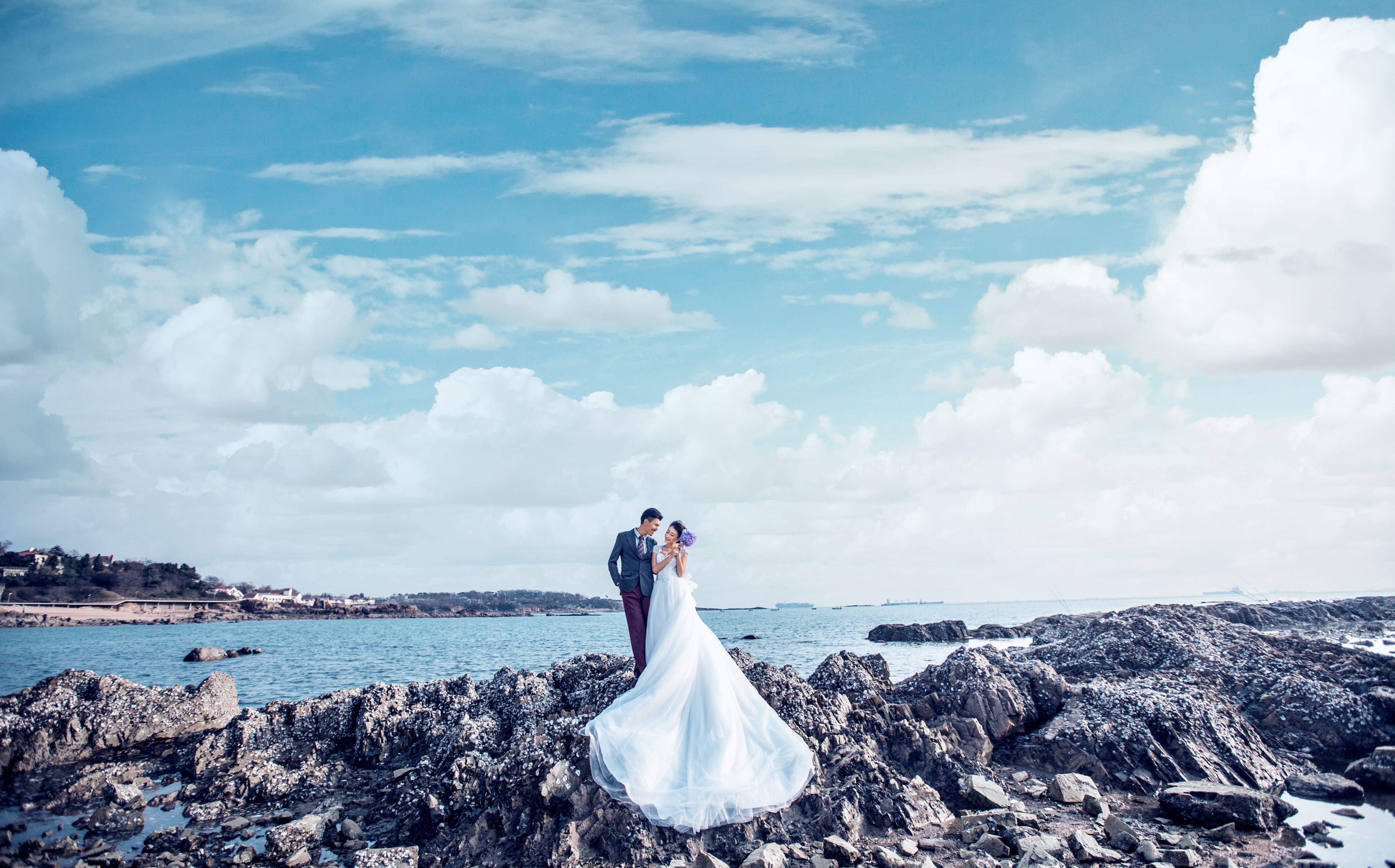 哈斯塔特欧美城风情小镇浪漫旅拍婚纱摄影