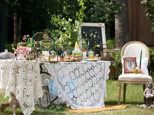 【热卖】复古小清新户外森系婚礼