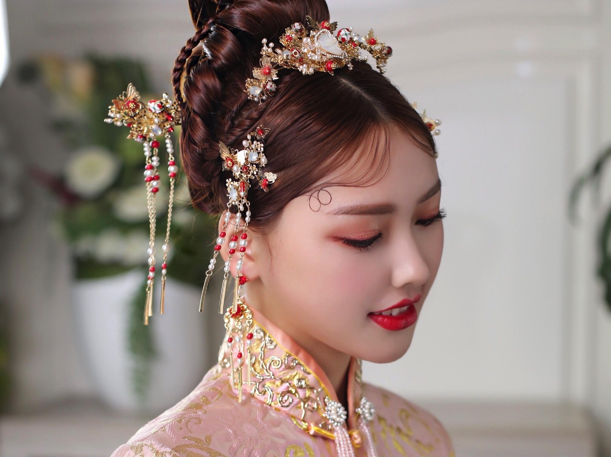 高清喷枪新娘全程跟妆+新娘定制系列三套