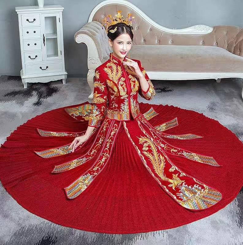 【嫁美格格】中式秀禾龙凤褂特价套餐