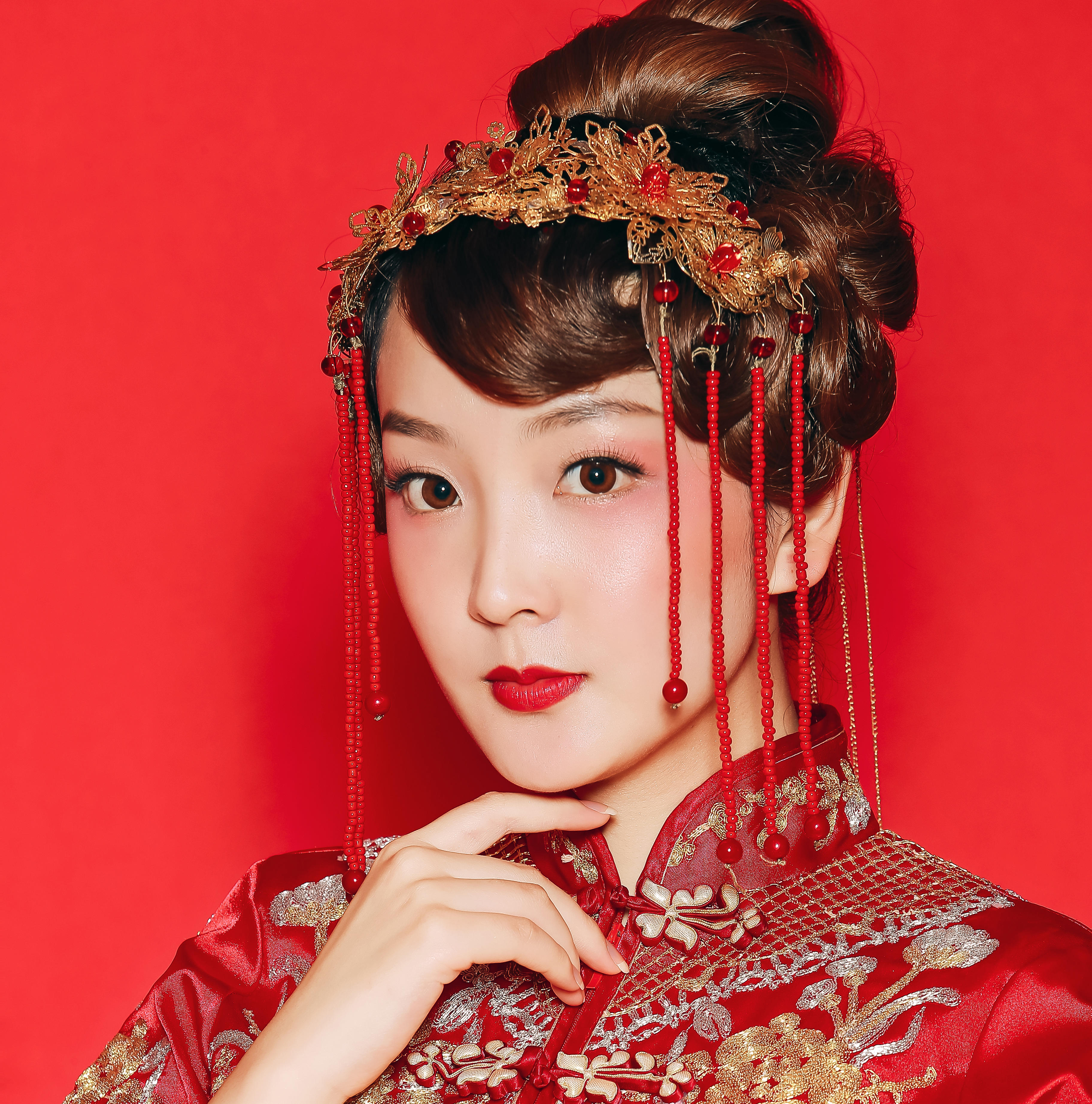 【高端奢华手工定制婚纱】主纱+礼服+敬酒服+秀禾