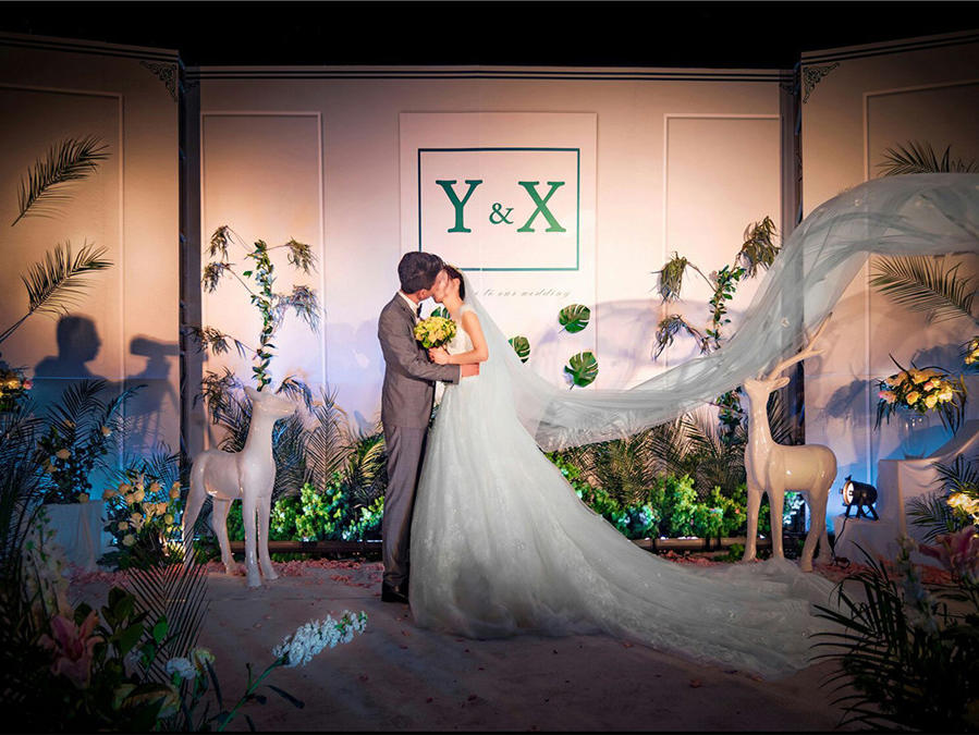 【造梦主义婚礼】  白绿 小森系  清新风格 