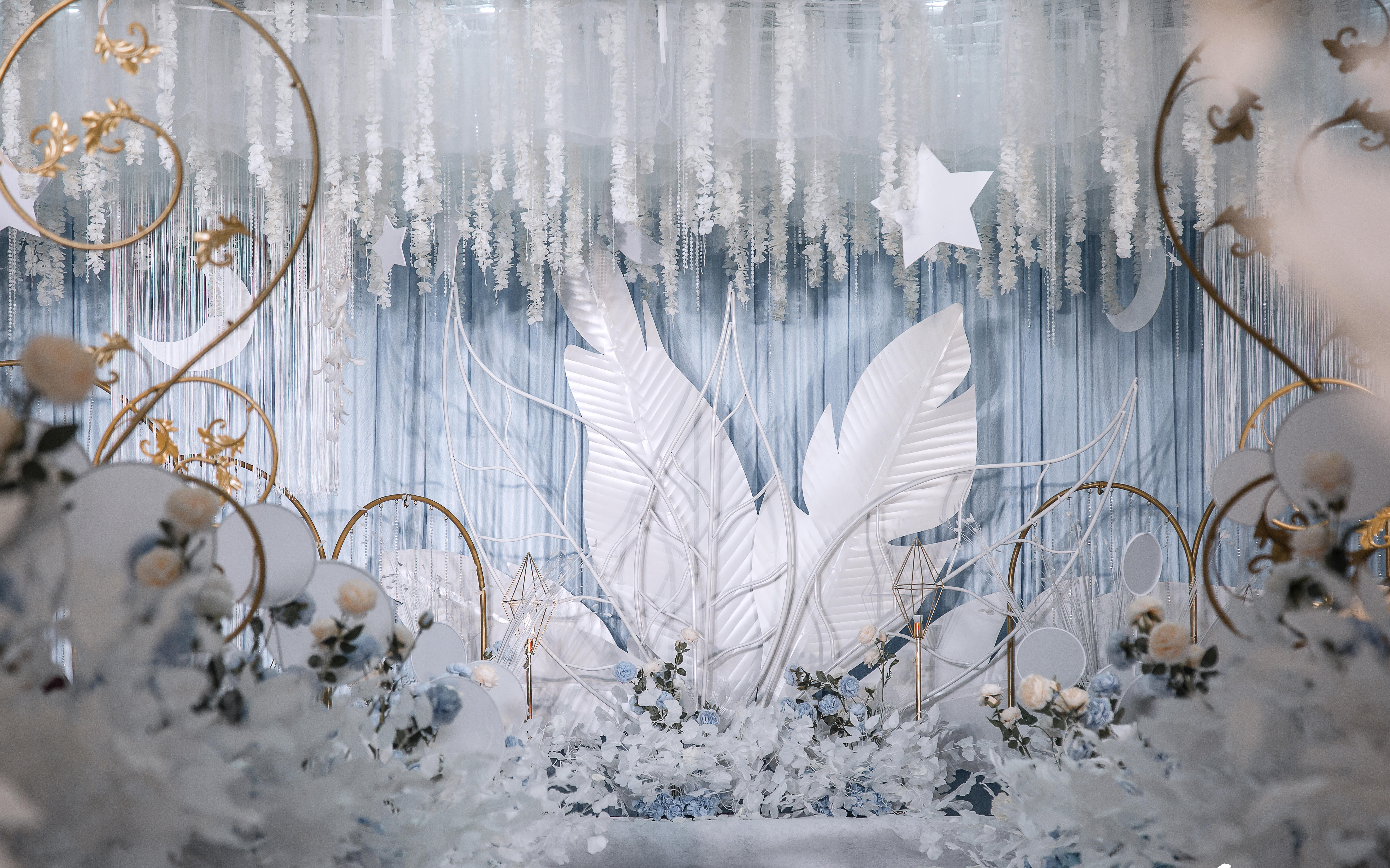 红绣球婚礼/蓝色婚礼/羽翼