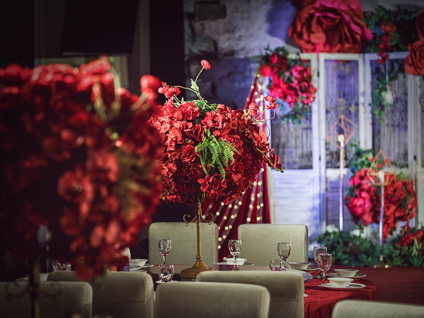 ATwedding︱红色婚礼 相拥