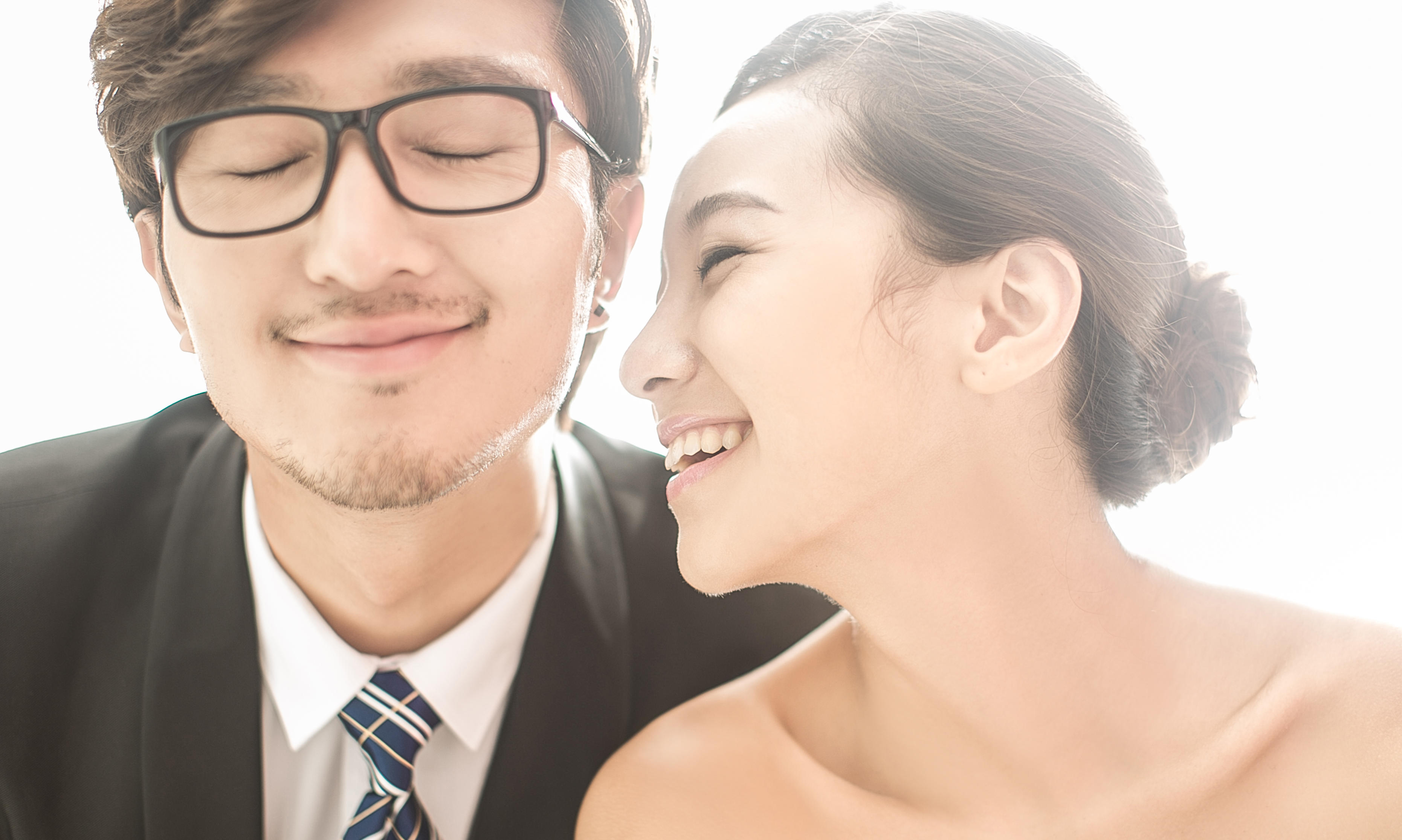 韩式简约婚纱照