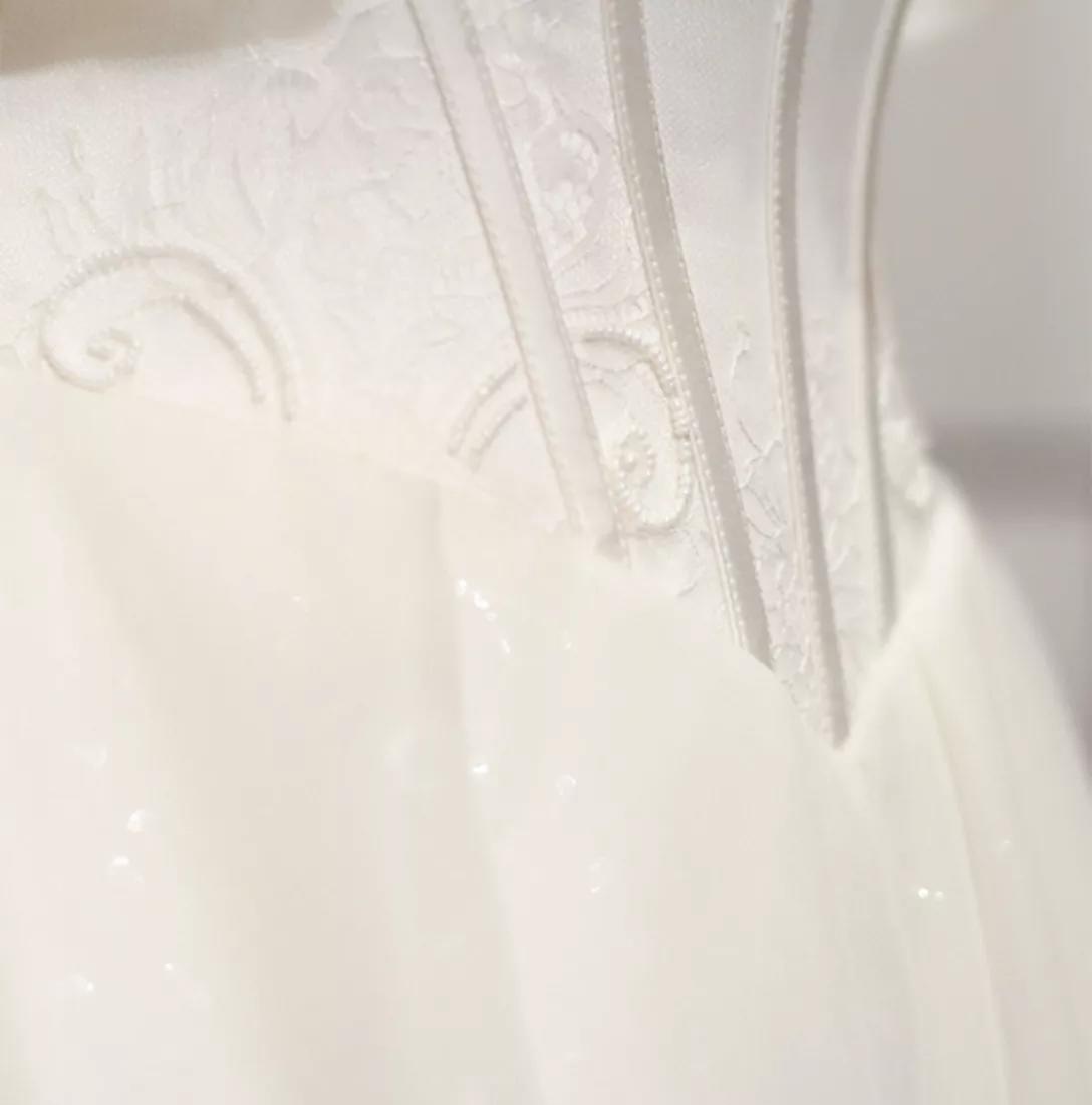 限时抢购一字肩梦幻心形仪式纱一套