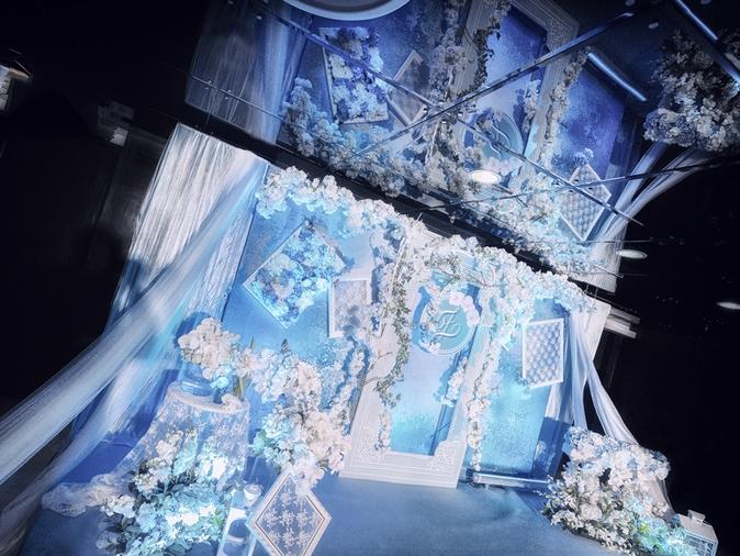 馨喜尚主题婚礼《沁蓝》大气浅蓝系