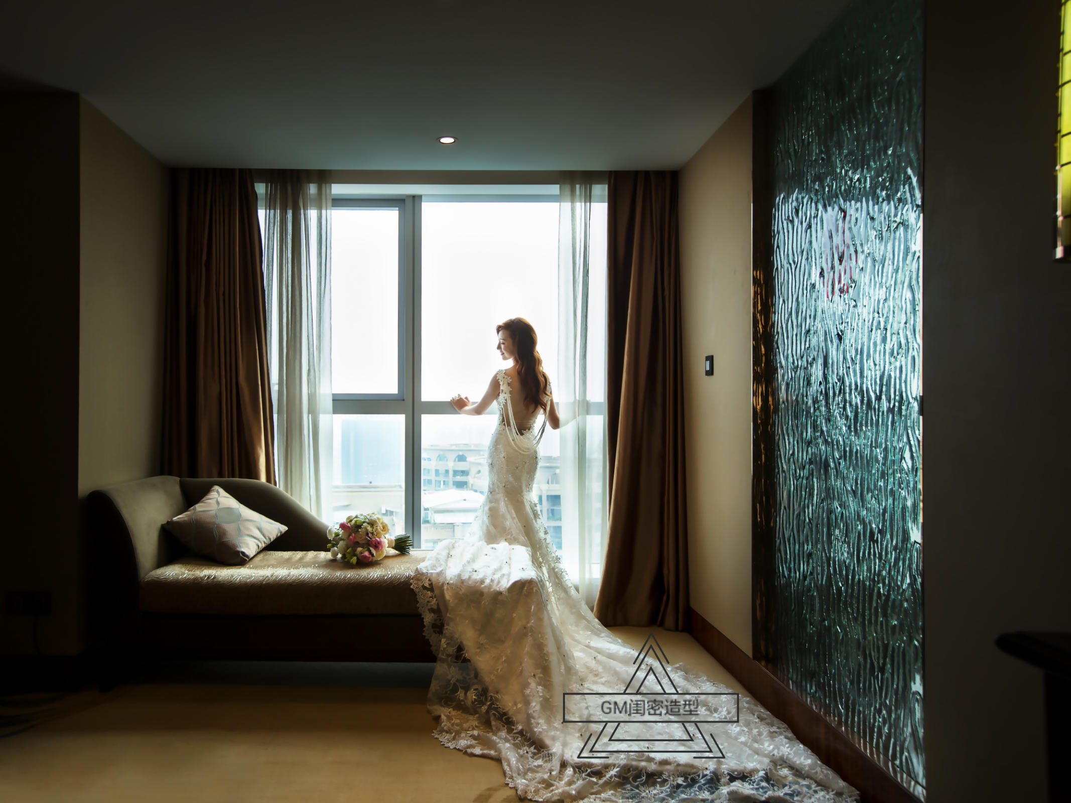 【大多数新娘的选择】高级化妆师跟妆套餐3妆3造+