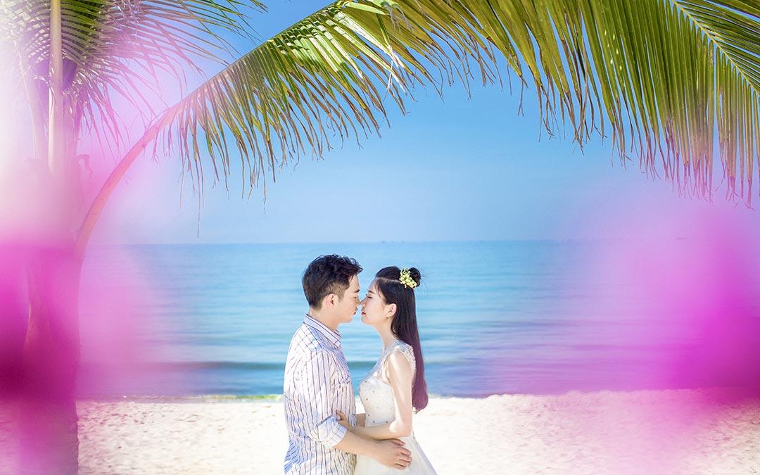 樂蜜旅拍【三亞】多主題拍攝+8服8造+蜜月酒店