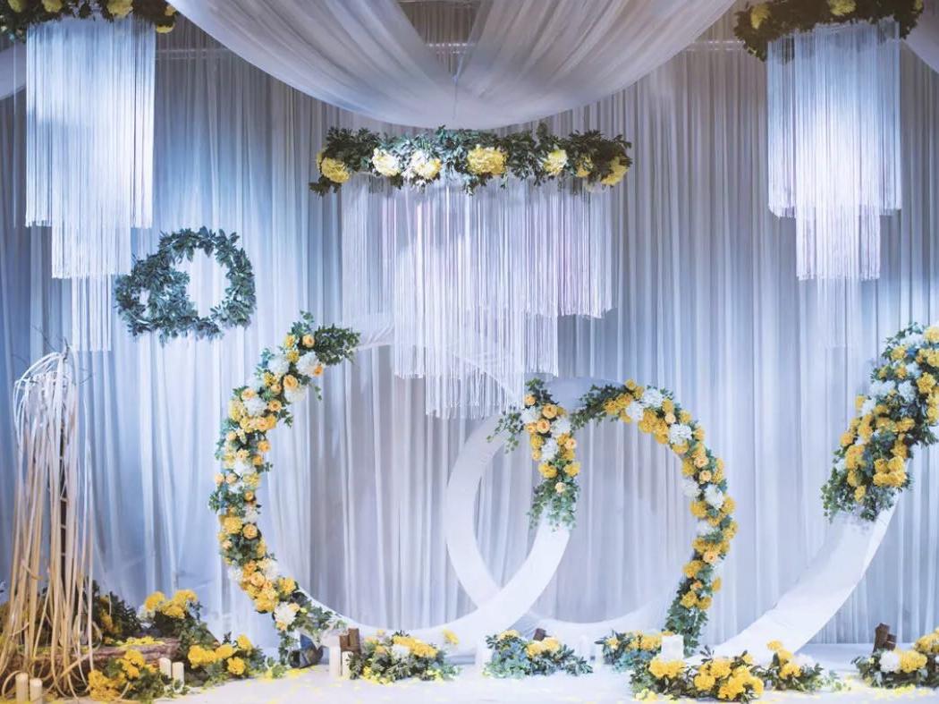 【美人鱼婚礼定制款】户外大棚婚礼含四大金刚