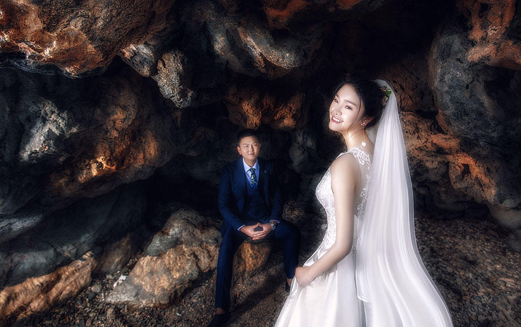 網(wǎng)紅同款婚紗夏威夷+主題任選