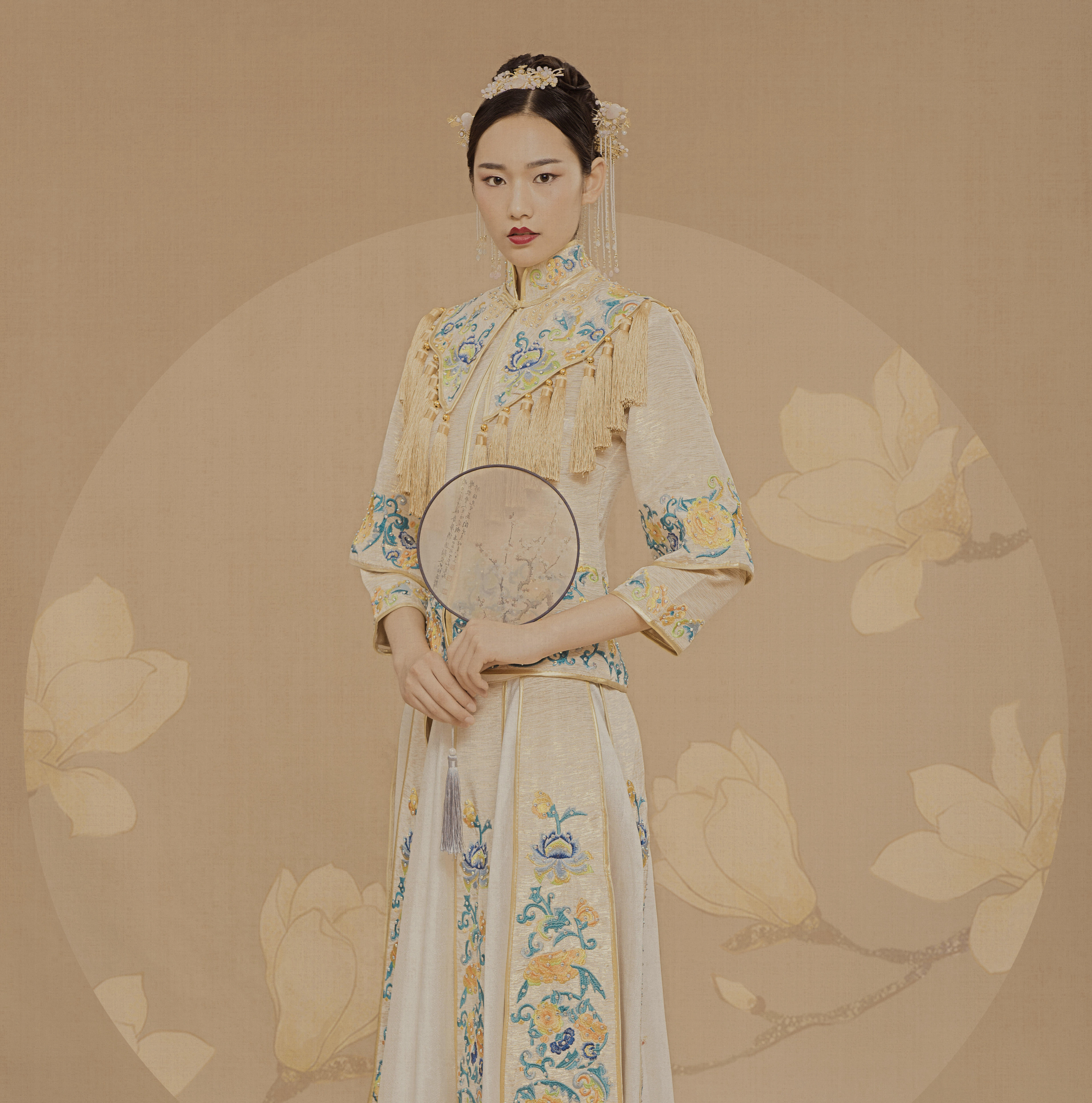 中式嫁衣 秀禾 租赁（送伴娘中式礼服）