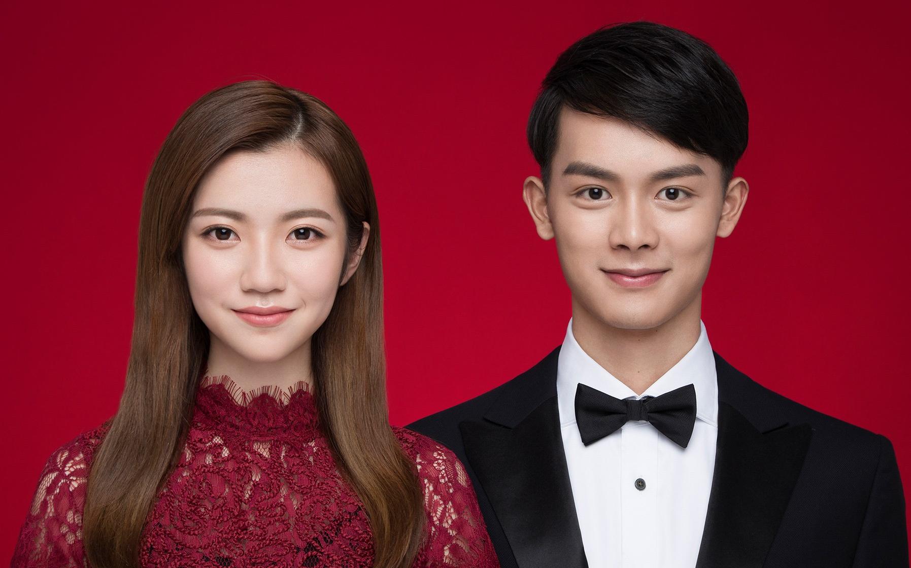 天真蓝 结婚登记照 民政局可用