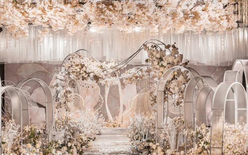 《Ocean》香槟色系奢华梦幻婚礼