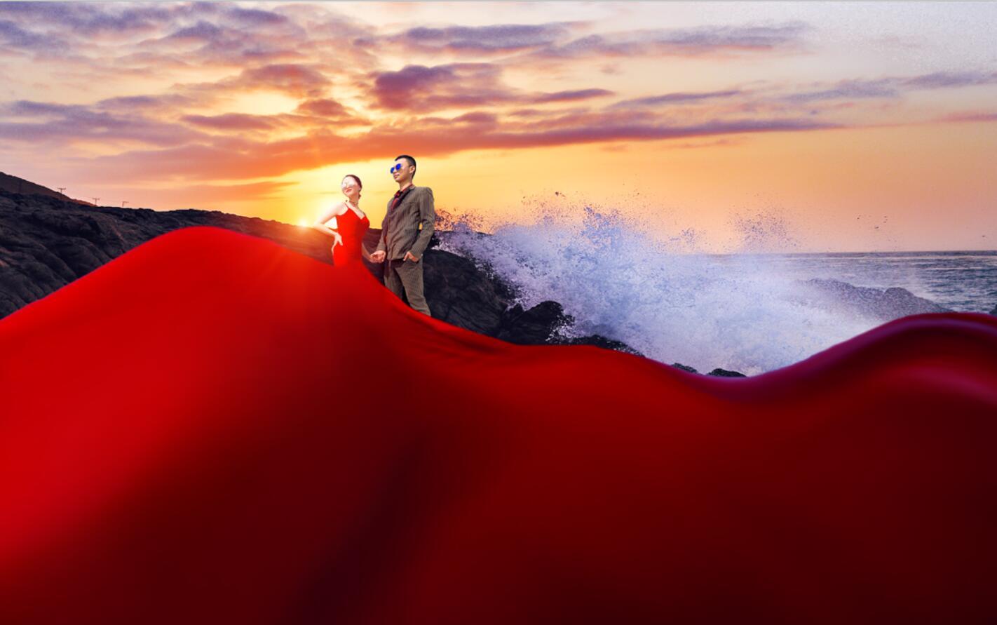 <客片欣赏>伯爵风尚旅拍婚纱摄影三亚站