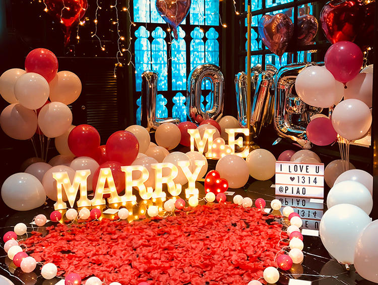 『MERRY ME 』求婚仪式  创意设计