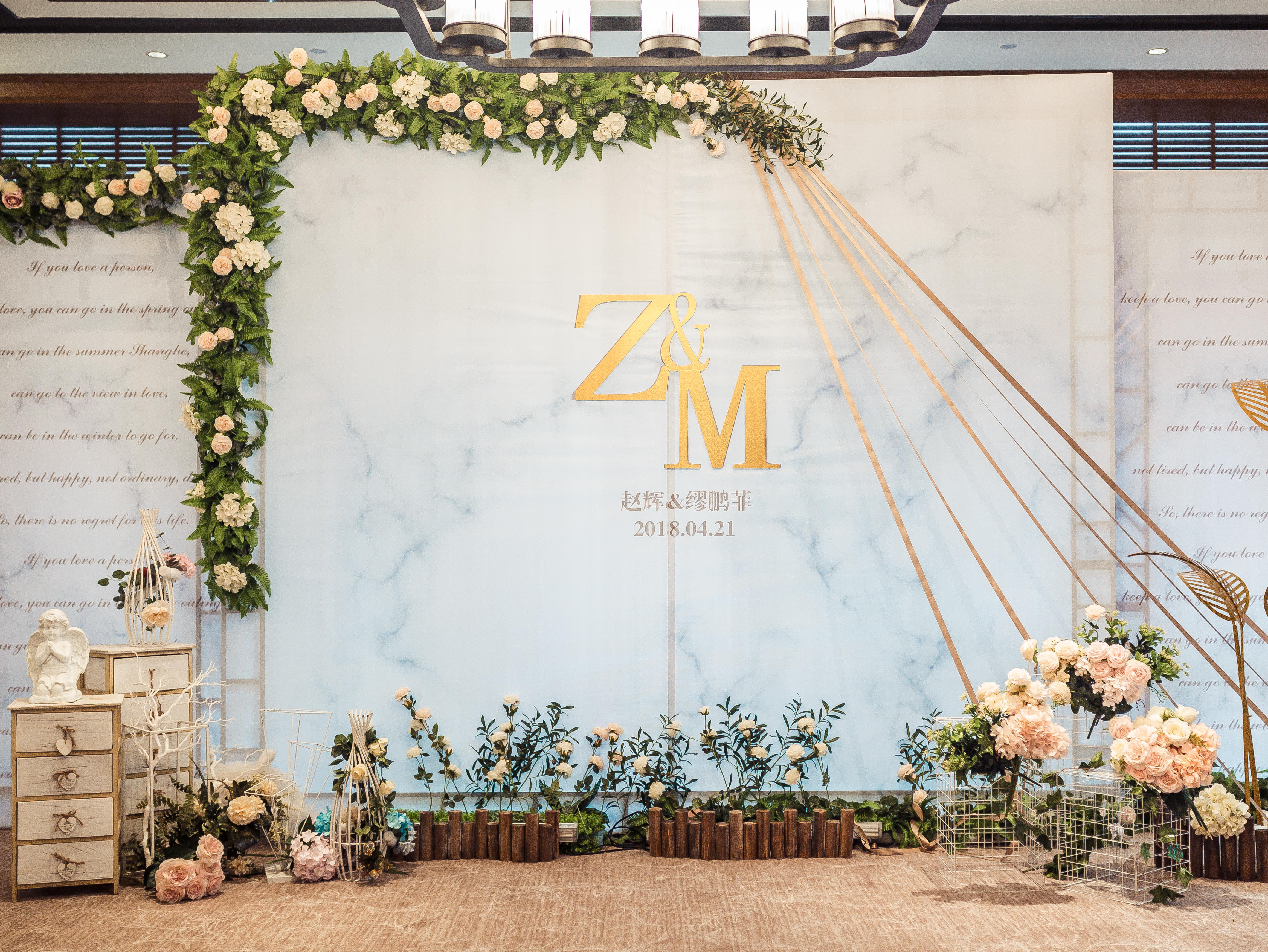 2018温德姆白绿色婚礼